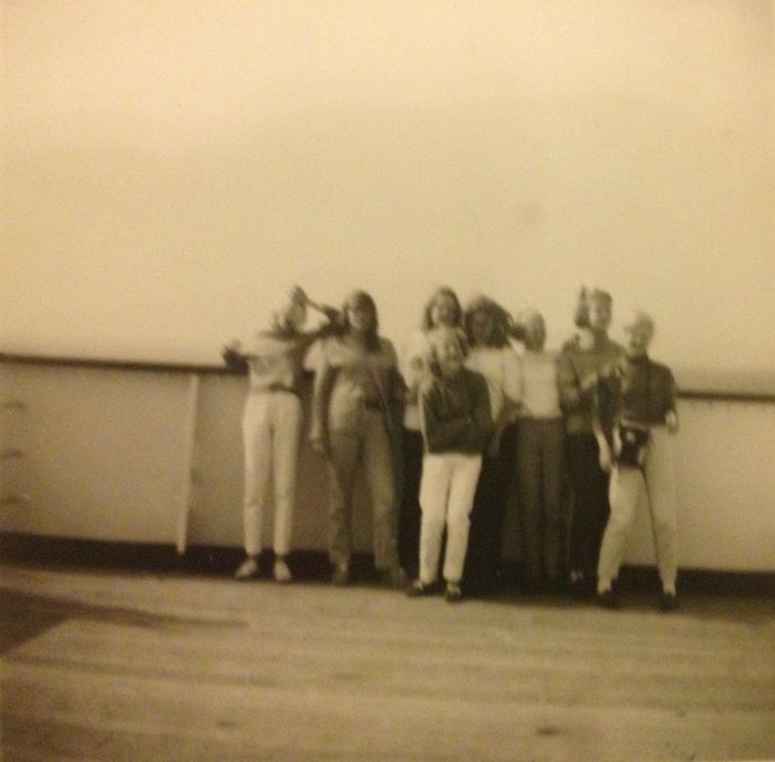 årg. 1962. lejrskoleophold i Napstjert i 1968. Her formentlig samlet på Ålborg båden. Tak til Jeanne Lysén Svendsen (Jensen) for foto